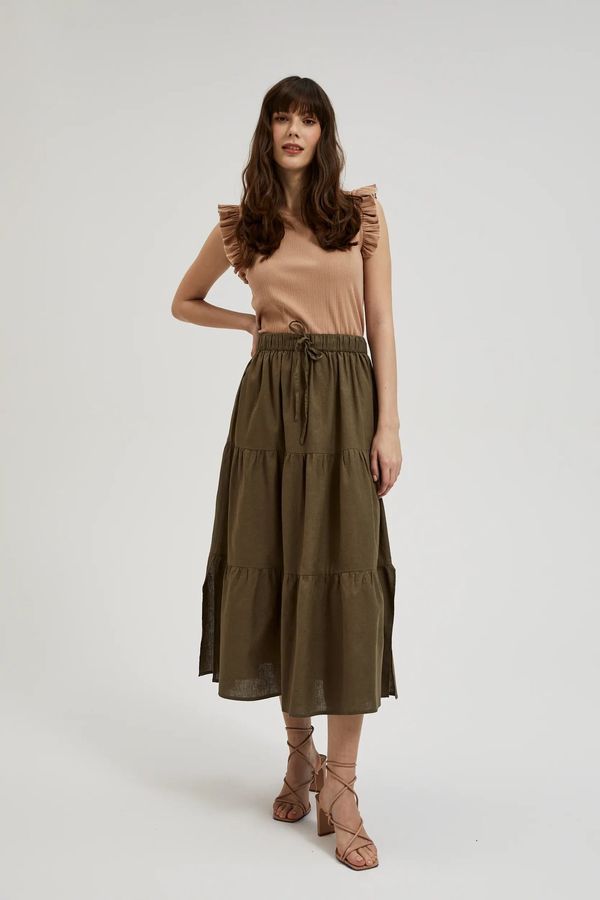 Moodo Women's skirt MOODO - olive