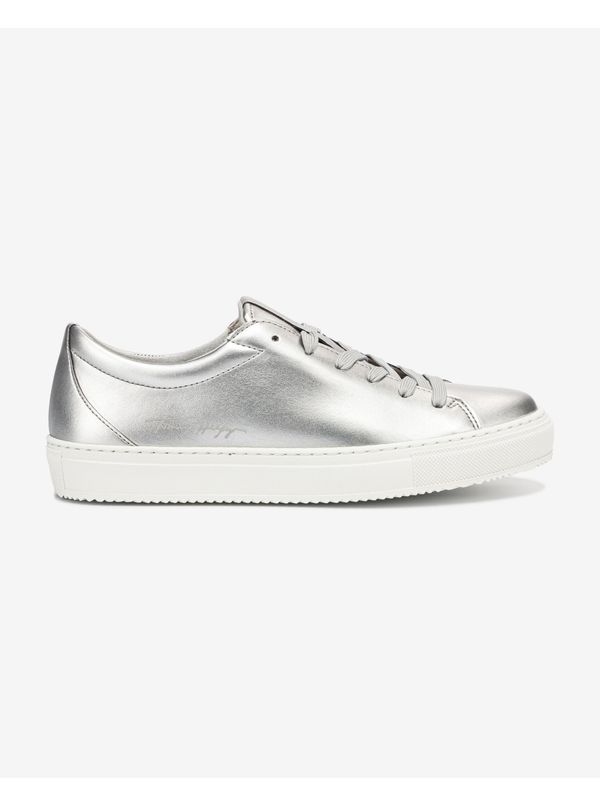 Tommy Hilfiger Women's Sneakers in Silver Tommy Hilfiger Zero Waste Metal - Women