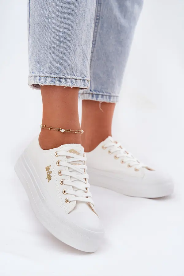 Lee Cooper Womens Sneakers On Platform Lee Cooper