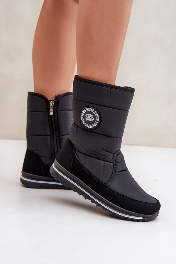 Progress Women's Snow Boots With Zipper Progress