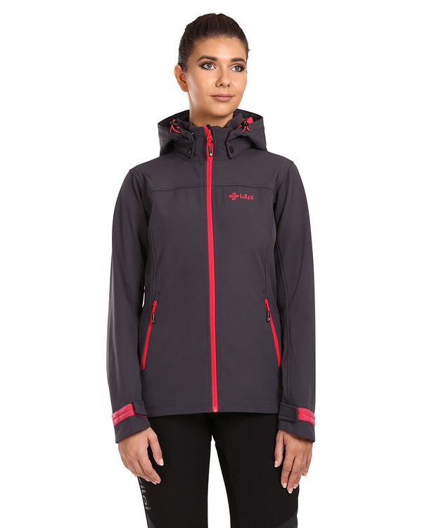 Kilpi Women's softshell jacket Kilpi RAVIA-W Dark grey