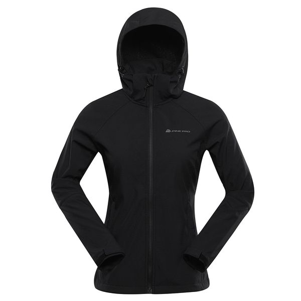 ALPINE PRO Women's softshell jacket with membrane ALPINE PRO HOORA black