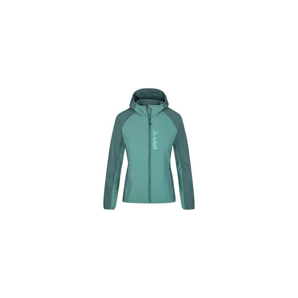 Kilpi Women's softshell running jacket Kilpi BALANS-W dark green