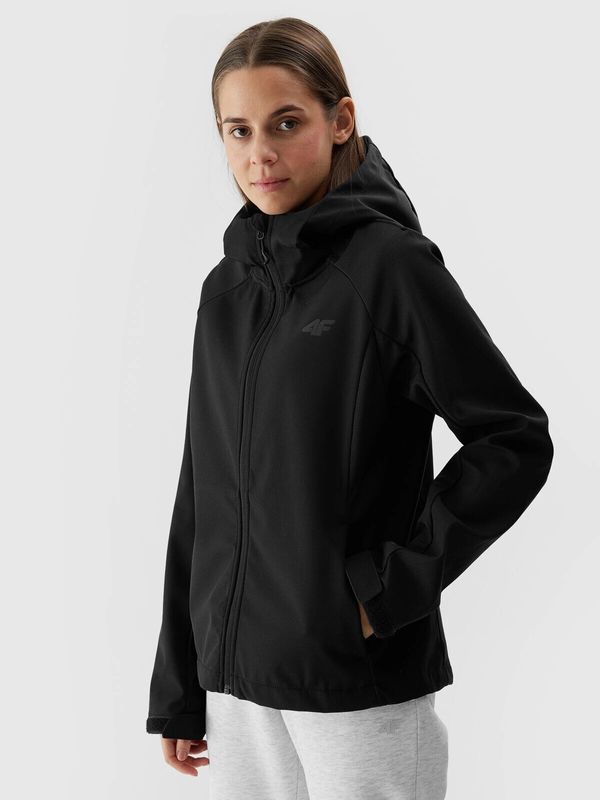 4F Women's Softshell Windproof Jacket 5000 4F Membrane - Black