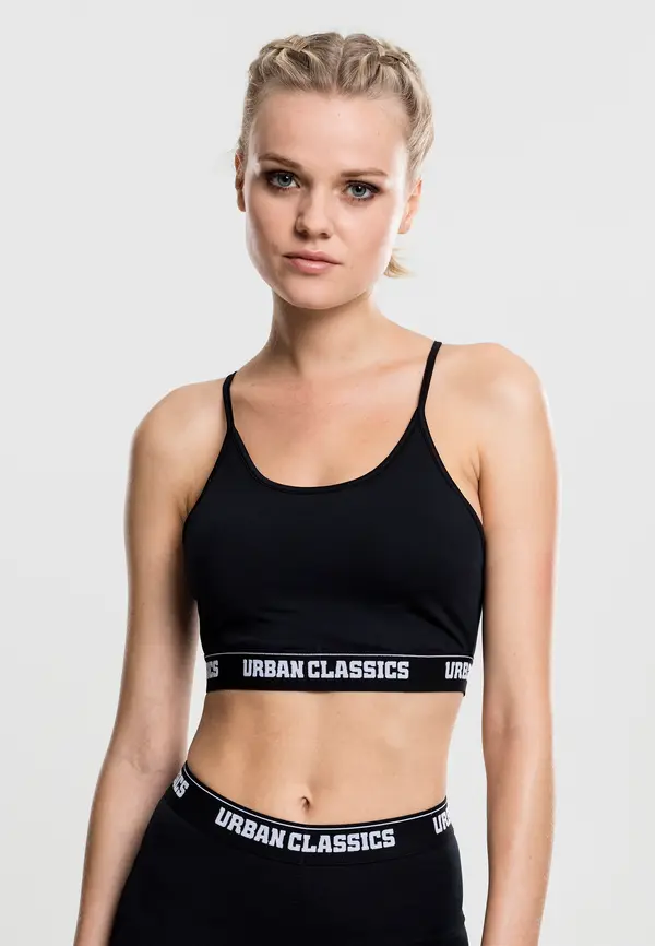 Urban Classics Women's sports bra black