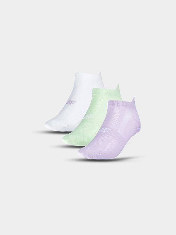 4F Women's Sports Socks Under the Ankle (3Pack) 4F - Multicolor