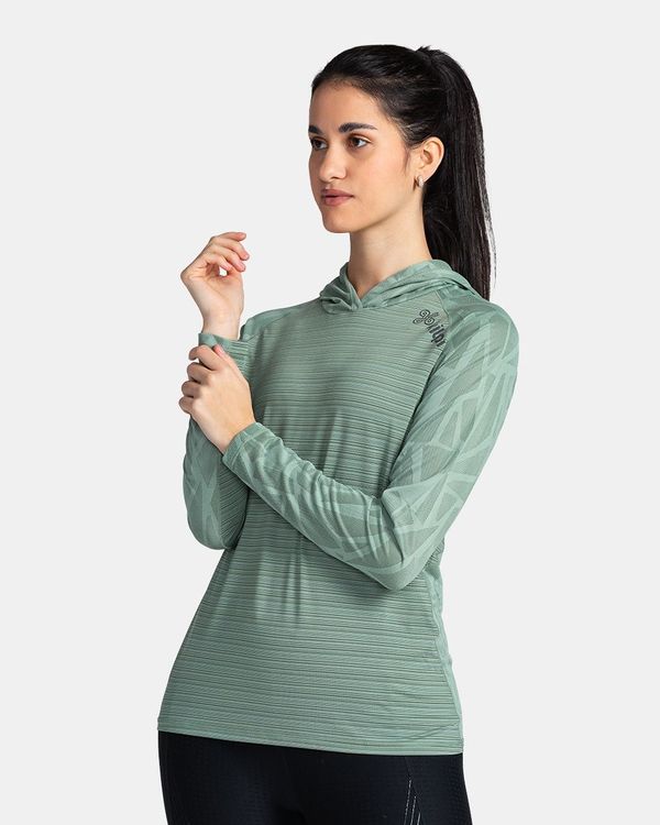 Kilpi Women's sports sweatshirt Kilpi AILEEN-W Dark green