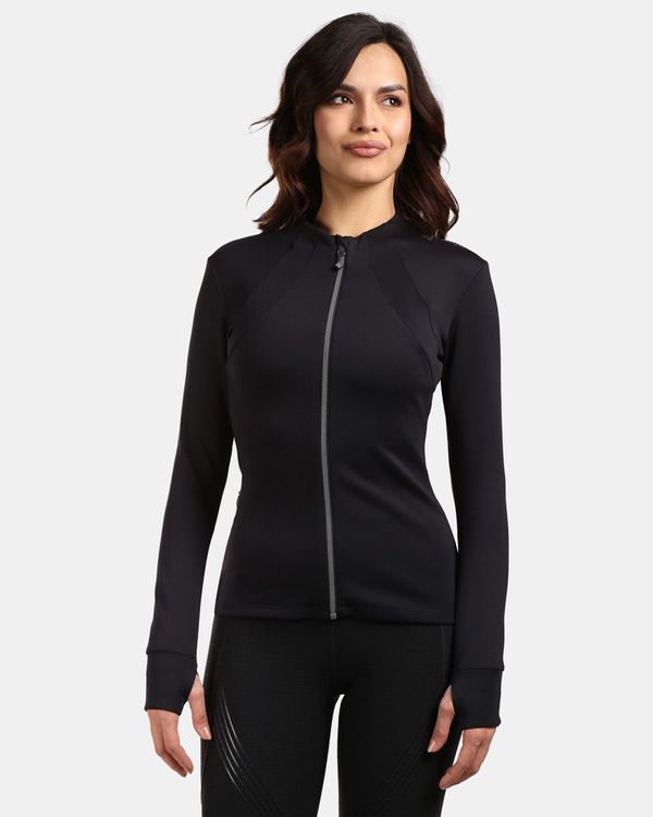 Kilpi Women's sports sweatshirt without hood Kilpi LAJEN-W Black
