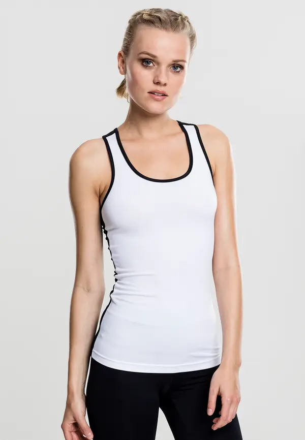 Urban Classics Women's Sports Top wht/blk