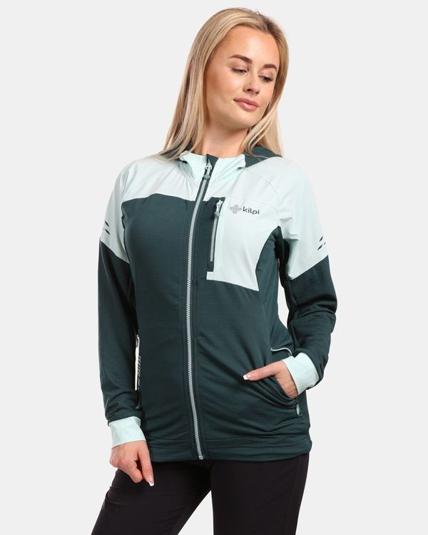 Kilpi Women's Stretch Hoodie Kilpi MEMPHIS-W Dark Green