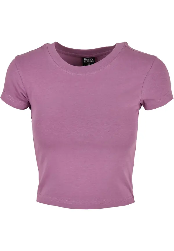 Urban Classics Women's stretch jersey Cropped Tee duskviolet