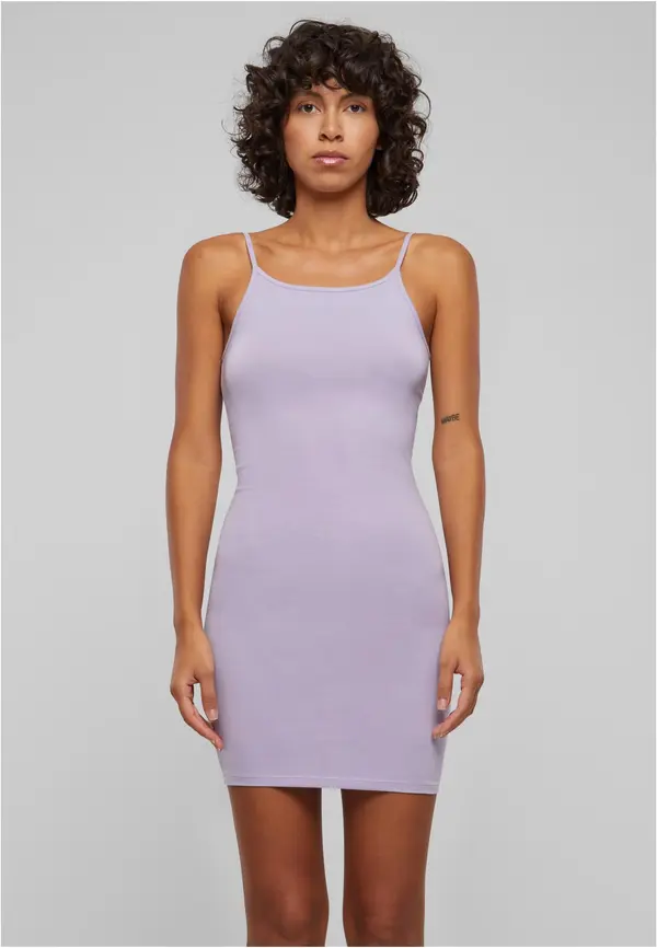 Urban Classics Women's Stretch Jersey Dress - Purple