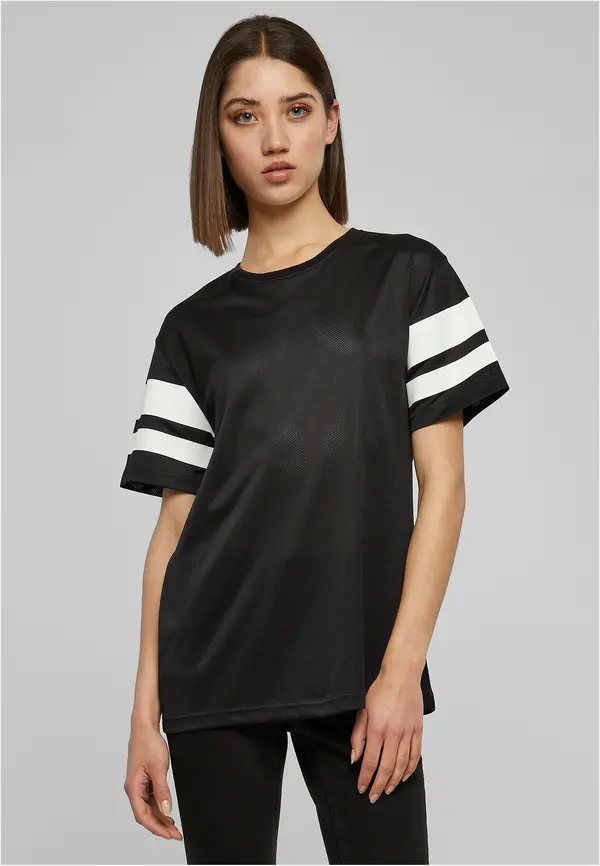 Urban Classics Women's striped t-shirt blk/wht