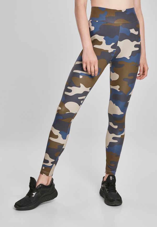 UC Ladies Women's Summer Olive Camo High-Waisted Camo Leggings