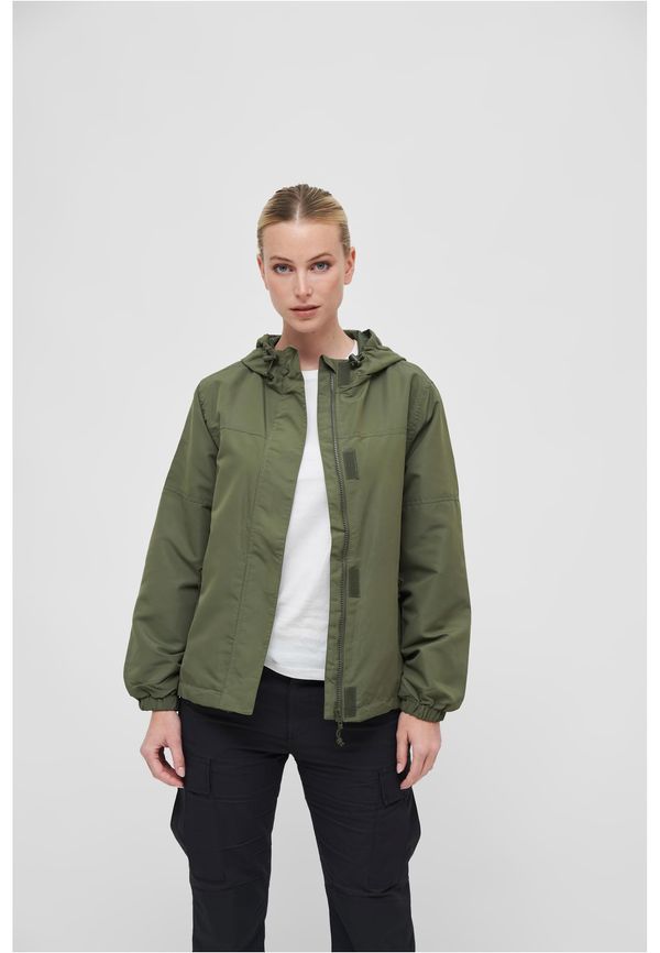 Brandit Women's summer windbreaker with front zipper olive