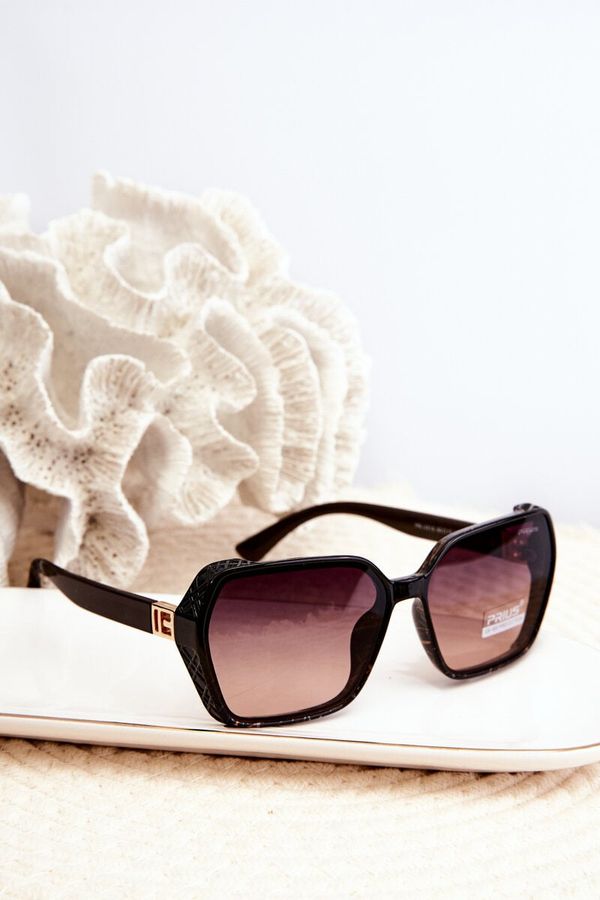 Kesi Women's Sunglasses with UV400 Shielding - Brown/Black