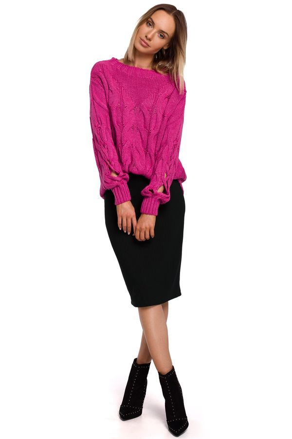 Made Of Emotion Women's sweater Made Of Emotion Fuchsia