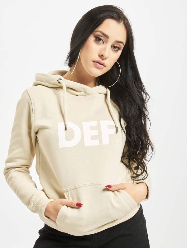 DEF Women's sweatshirt DEF Hoody beige