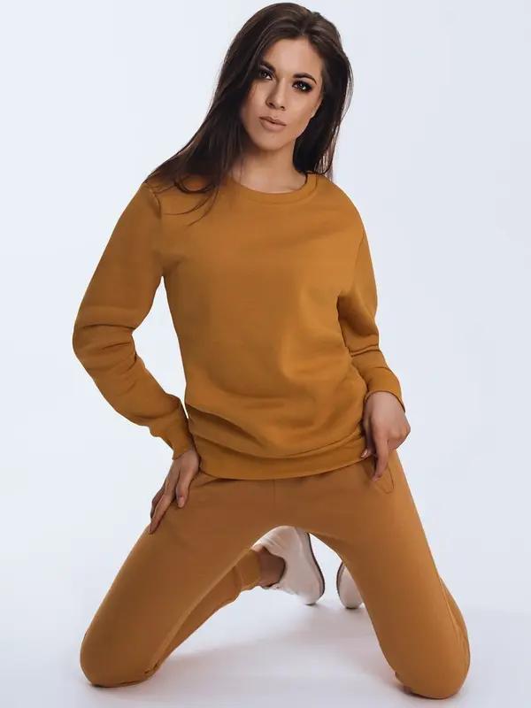 DStreet Women's sweatshirt FITT camel AY0505