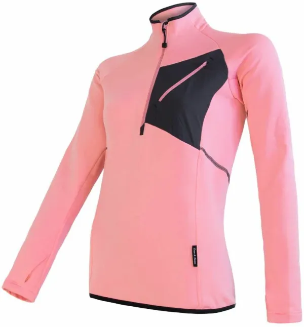 Sensor Women's Sweatshirt Sensor Tecnostretch 1/2 Zip Strawberry Ice