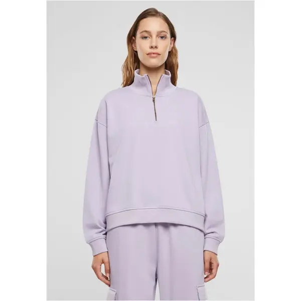 Urban Classics Women's Sweatshirt Terry Troyer - Purple