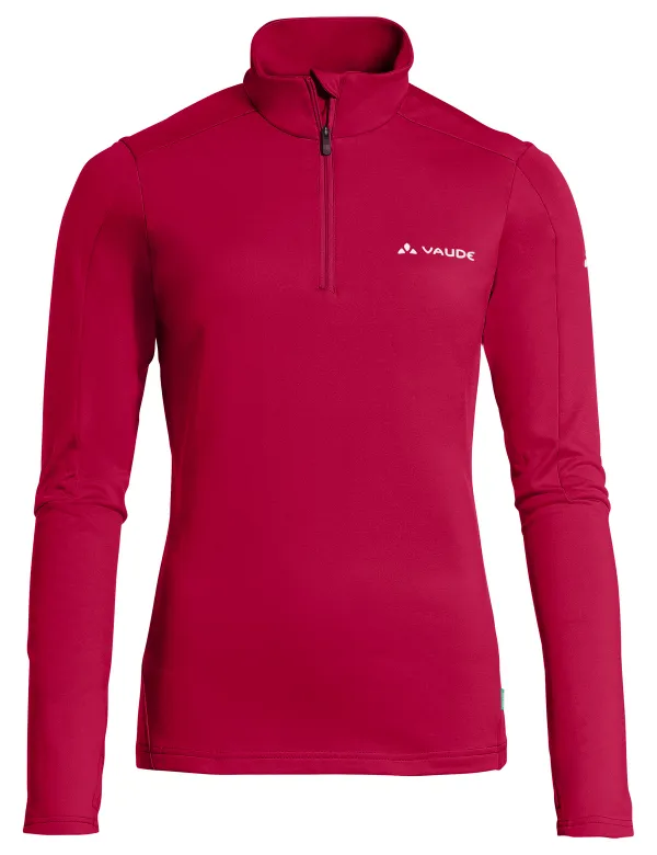 Vaude Women's sweatshirt VAUDE Livigno Halfzip II W's Crimson Red 42