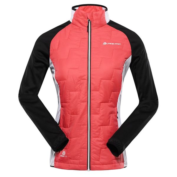 ALPINE PRO Women's sweatshirt with merino filling ALPINE PRO JORWA calypso coral