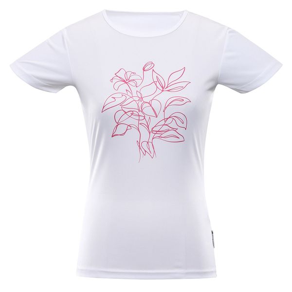 ALPINE PRO Women's T-shirt ALPINE PRO QUATRA Carmine rose variant PF