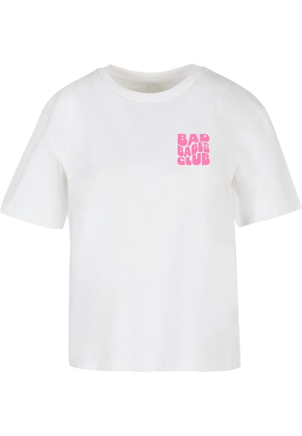 Mister Tee Women's T-shirt Bad Babes Club - white