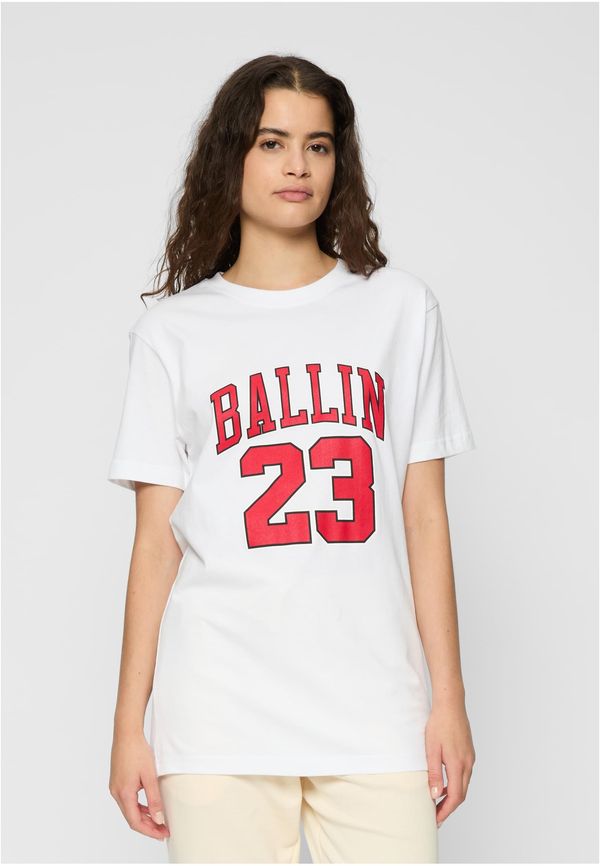 Mister Tee Women's T-shirt Ballin 23 white