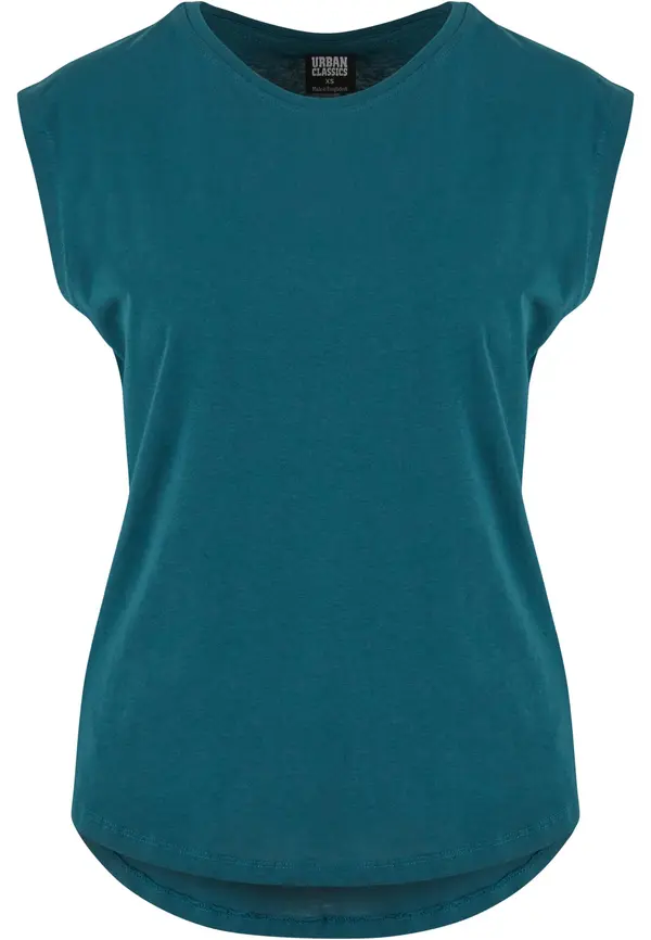 Urban Classics Women's T-shirt Basic Shaped Teal