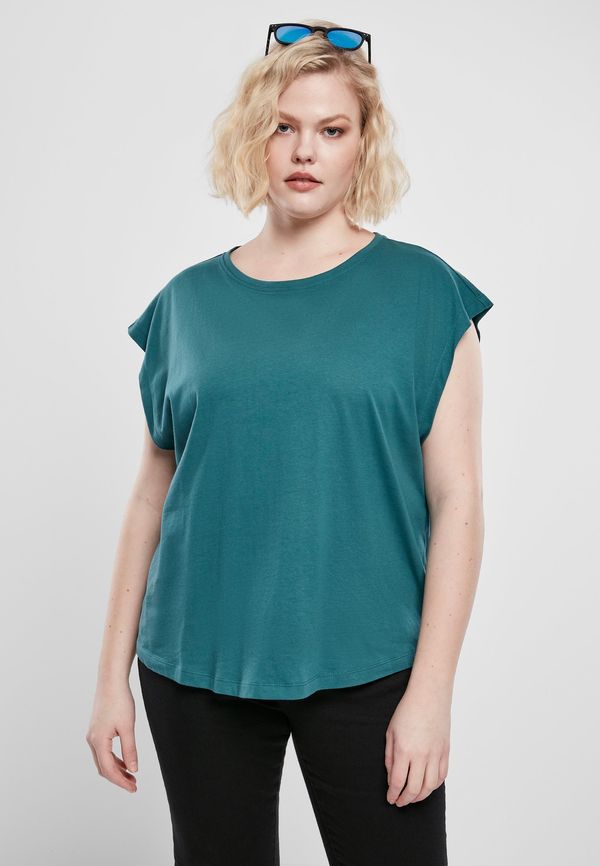 Urban Classics Women's T-shirt Basic Shaped Teal