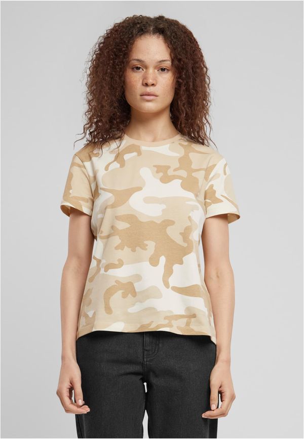 Urban Classics Women's T-shirt Camo Regular light/camouflage