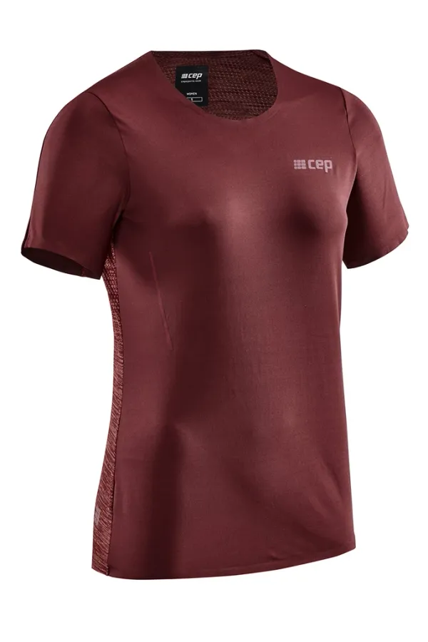 Cep Women's T-shirt CEP SS Dark Red