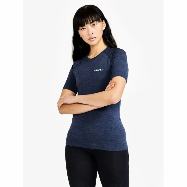 Craft Women's T-Shirt Craft Core Dry Active Comfort SS Navy Blue