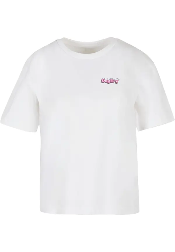 Mister Tee Women's T-shirt Don't Call Me white
