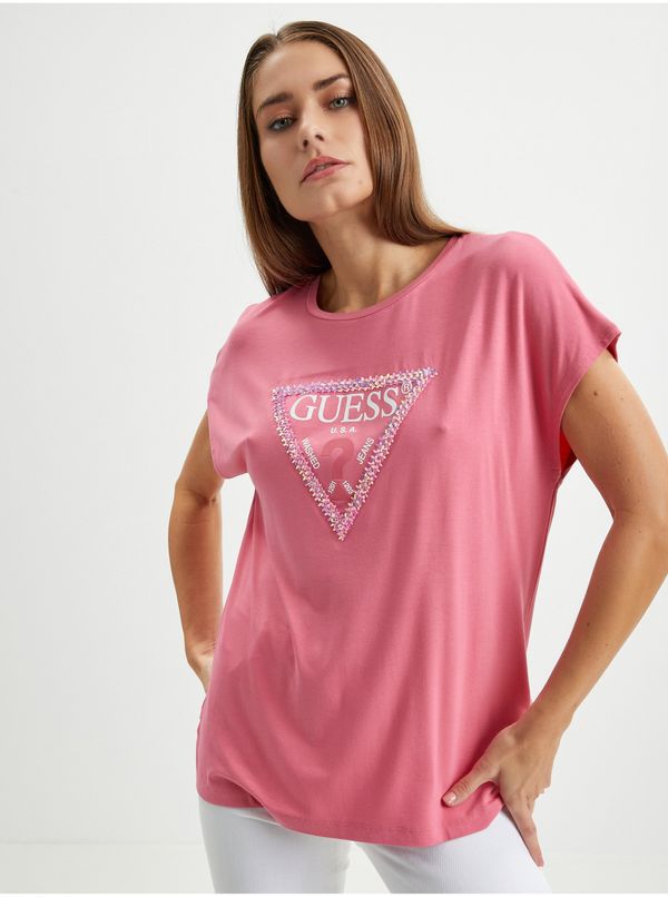 Guess Women's t-shirt Guess Pink