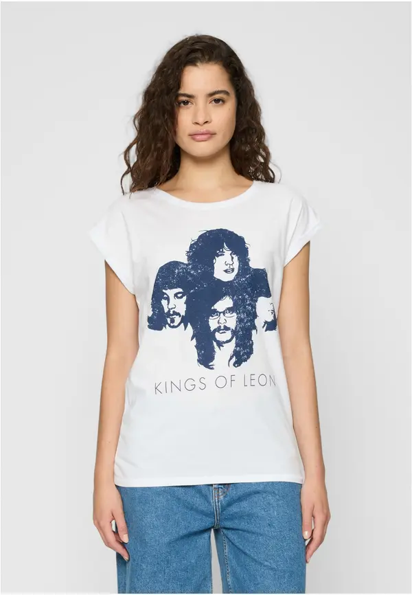 Merchcode Women's T-shirt Kings of Leon Silhouette white