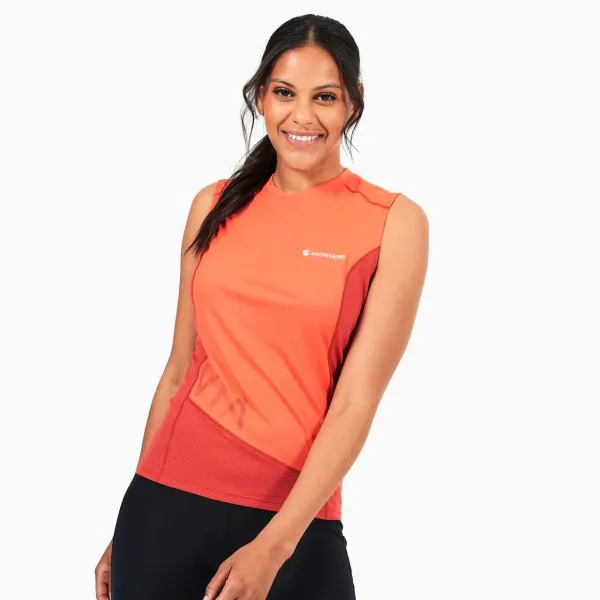 Montane Women's T-Shirt Montane Katla T-Shirt Paprika