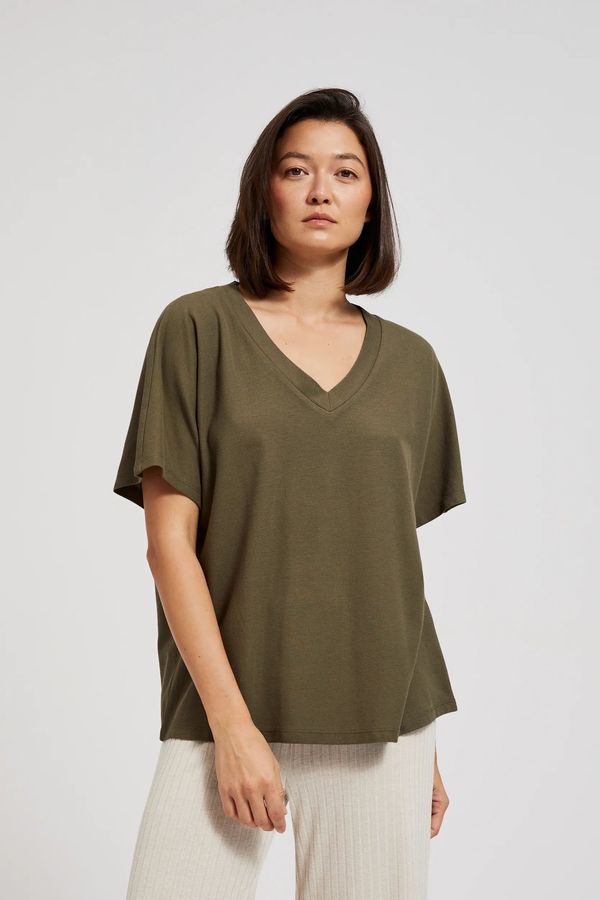 Moodo Women's T-shirt MOODO - dark olive