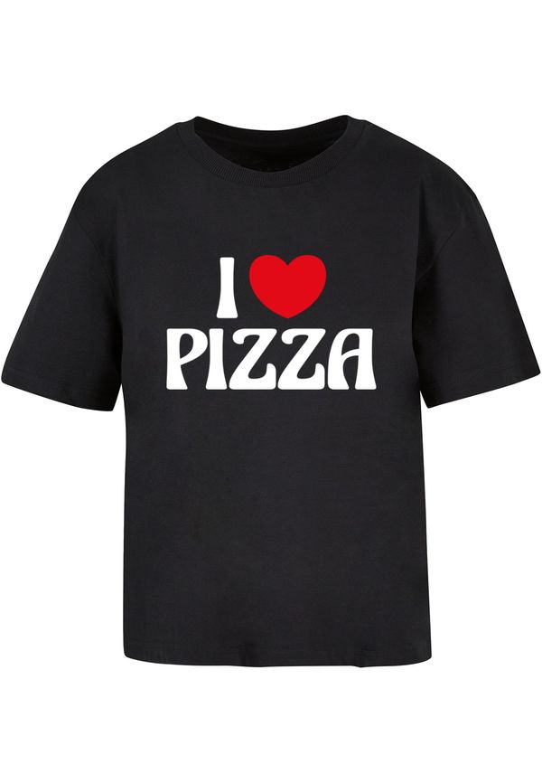 Mister Tee Women's T-shirt Pizza Love black