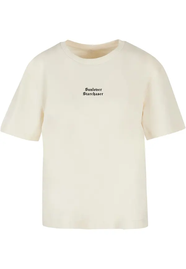 Mister Tee Women's T-shirt Sunlover Starchaser cream