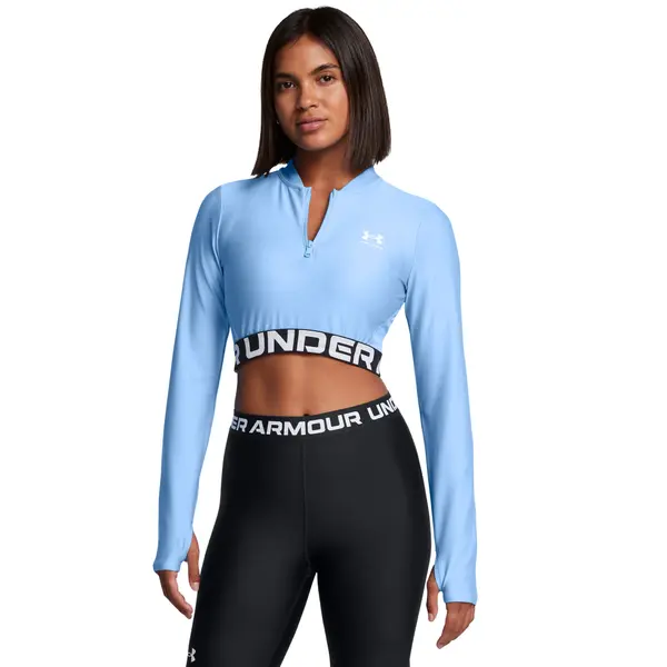 Under Armour Women's T-shirt Under Armour HeatGear Rib 1/4 Zip LS