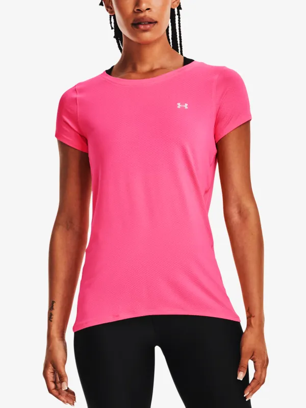 Under Armour Women's T-shirt Under Armour HeatGear SS-PNK XS