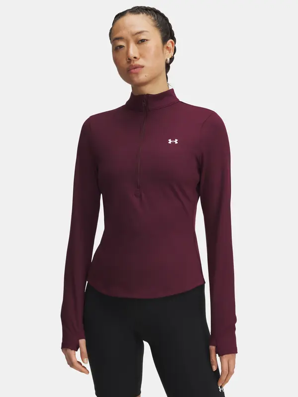 Under Armour Women's T-shirt Under Armour Motion 1/2 Zip EMEA-RED - Women's