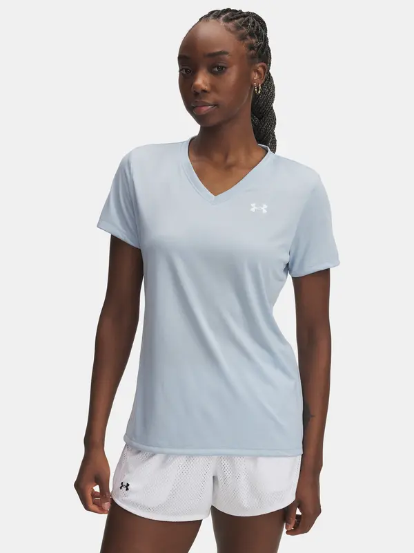 Under Armour Women's T-shirt Under Armour Tech SSV- Solid-BLU - Women's