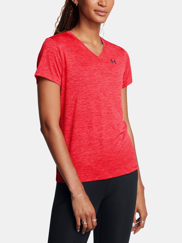 Under Armour Women's T-shirt Under Armour Tech SSV- Twist-RED - Women's