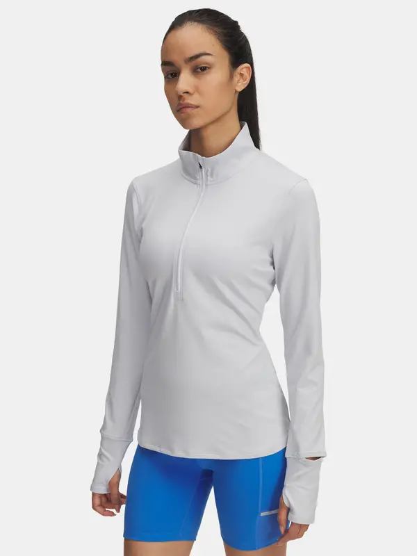 Under Armour Women's T-shirt Under Armour UA Launch Pro Half Zip-GRY - Women's