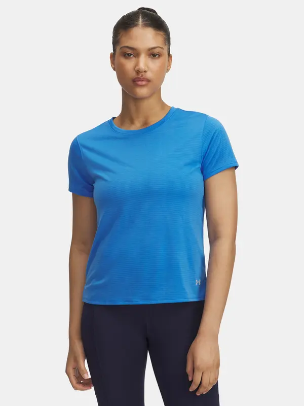 Under Armour Women's T-shirt Under Armour UA Launch Shortsleeve-BLU - Women's