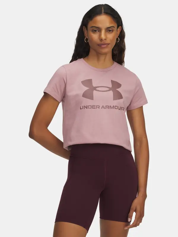 Under Armour Women's T-shirt Under Armour UA Logo SS-PNK - Women's